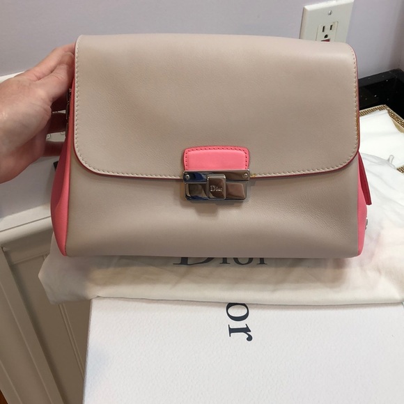 Dior Handbags - NWT Dior Small Diorling Rose Candy Bag.